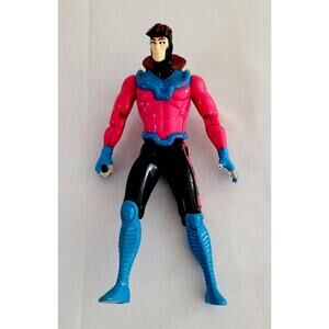 TOYBIZ Marvel X Man Gambit Power Kick Action Figure-Vintage 1992--5 in tall